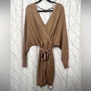 LOVE TREE WRAP DRESS